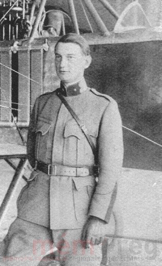 Henri Kramer als Leutnant , um 1916
