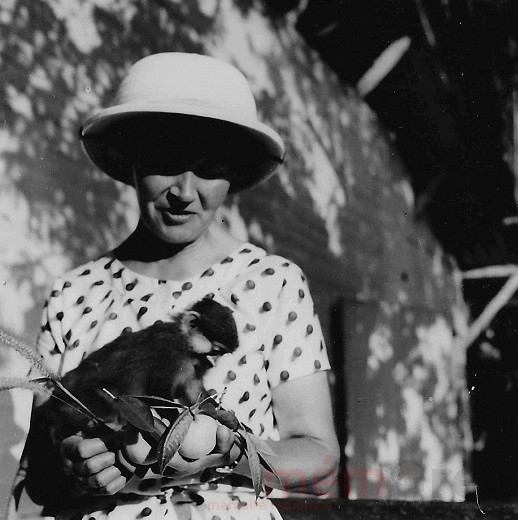 Schwester Elsa Gurtner in Lambarene, 1962