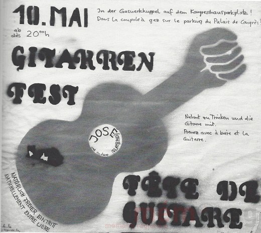 Gitarrenfest des AJZ Biel, um 1975