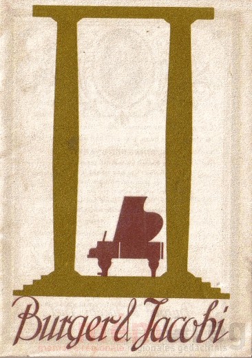 Prospekt der Firma Burger&Jacobi, um 1914