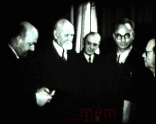 Empfang der Bieler Delegation beim Wiener Bürgermeister, 1948