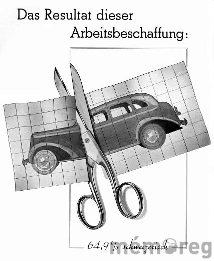 GM et création d'emplois, vers 1936