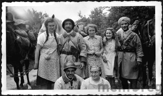 Des «Spahis» internés à Ipsach, 1940