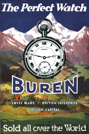 «The Perfect Watch», publicité pour l'entreprise «Büren Watch», 1926