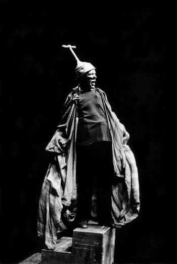 Szene aus dem Stück «Hommage au Théâtre» von Peter Wyssbrod