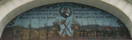 Wandmalerei am Lindenhof in Worben, 2005