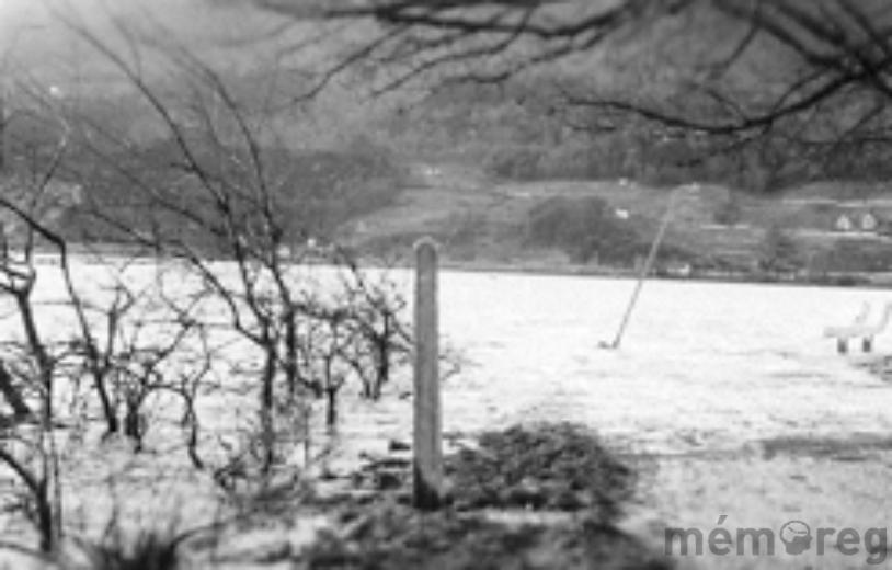 Fluten bei Nidau, um 1933