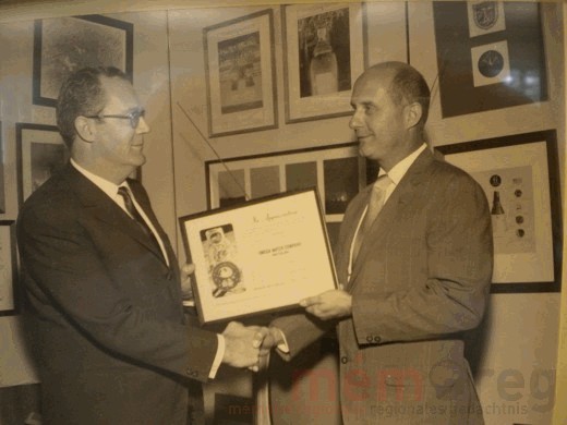 Remise du Snoopy Award à Houston, octobre 1970